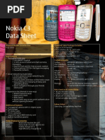 Download Nokia C3 Data Sheet by mobiFlipde SN29837417 doc pdf