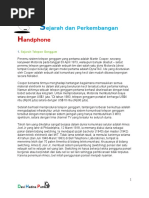 Download Sejarah Dan Perkembangan Handphone  by pengguna SN298376631 doc pdf