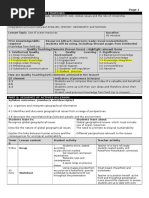 Lesson Plan: Part A: Preparation and Strategies