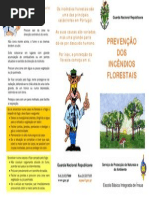 Incêndios Florestais - desdobrável