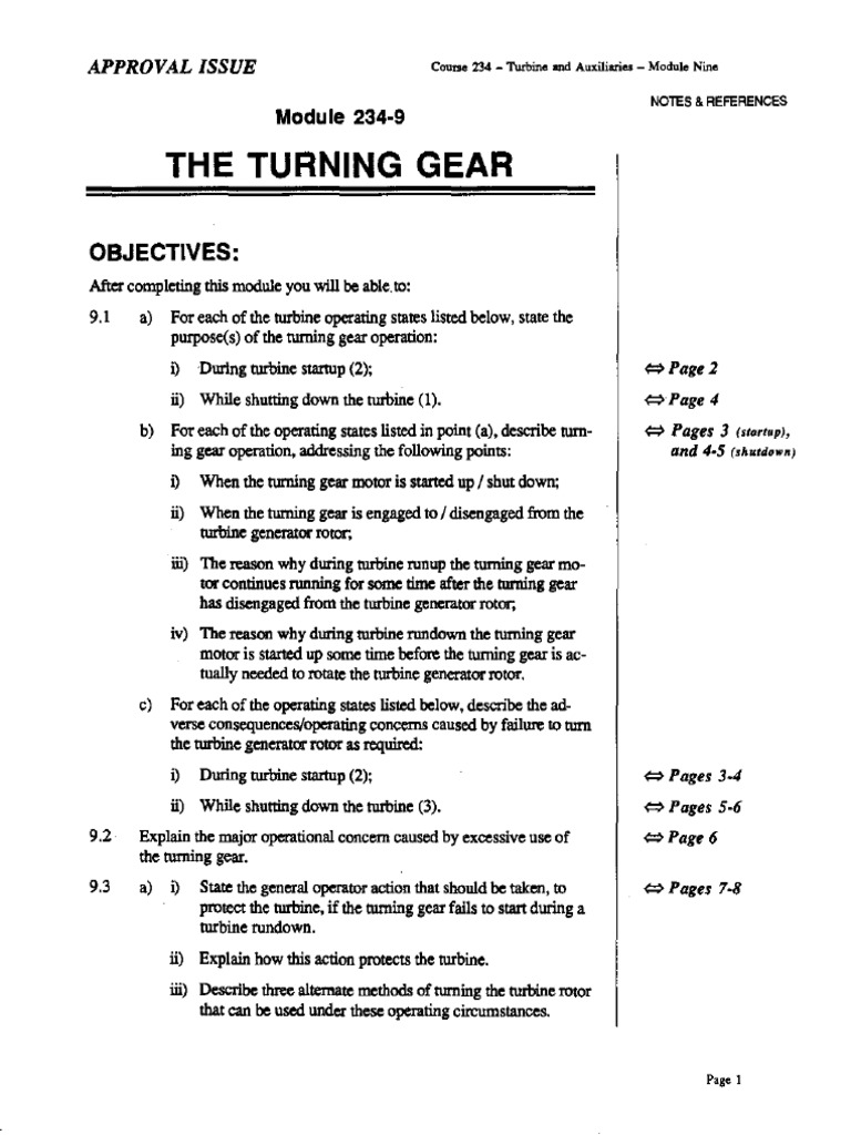 Turbine Barring Gear | PDF | Turbine | Electric Motor