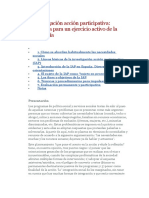 Investigación Acción Participativa