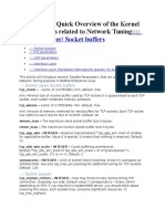 Socket Layer/ Socket Buffers: RHEL4/5/6: Quick Overview of The Kernel Parameters Related To Network Tuning