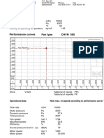 Performance Curves Fan Type CHVN 560: Specification