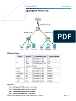 7.2.4.9 Packet Tracer - Configuring IPv6 Addressing