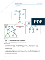 10.2.2.7 Packet Tracer - DNS and DHCP