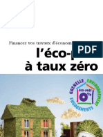GUIDE ADEME Eco-Pret A Taux Zero - Eco PTZ