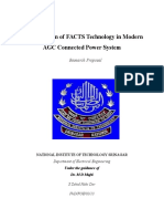 Application of FACTS Technology in Modern AGC Connected Power System