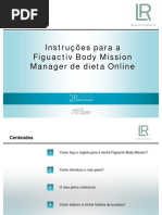 PT 2015-00 FIGUACTIV BODY MISSION Manager de Dieta Online - Instrucoes