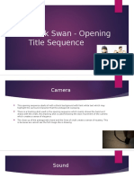 Black Swan - Opening Sequence Analysis