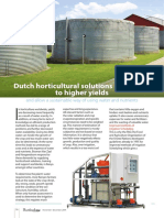 Dutch Horticultural Solutions Contribute to Higher Yields