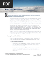 Airline Fraud Management V10