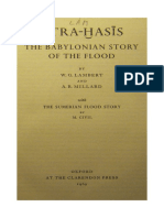 Athrahasis. The Babylonian Story of The Flood. by W. G. Lambert and A. R. Millard. Oxford 1969