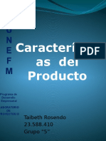 Caracter i Sticas Del Product o