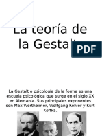 La Teoría de La Gestalt