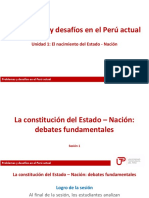 Sesion 1 La Constitucion Del Estado Nacion Debates Fundamentales 1 PDF