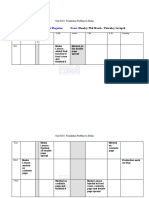 Production Schedule For Magazine Dates:: Monday 29th March - Thursday 1st April