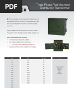 Three Phase Pad Mounted