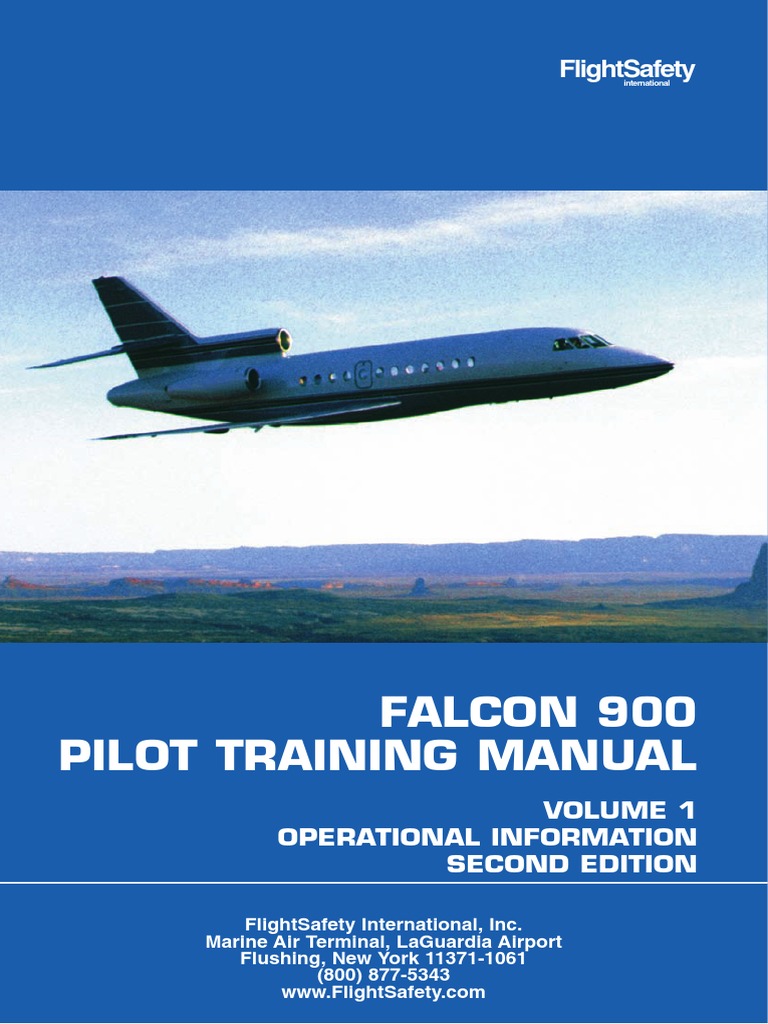 Falcon 900 Pilot Training Manual | PDF | Aircraft Flight Control