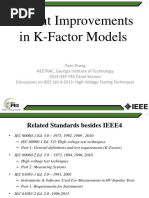 Recent Improvements in K-Factor Models