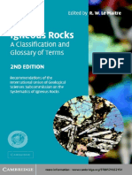 Igneous Rocks a Classification and Glossary of Terms