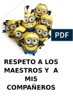 Reglamento Minions