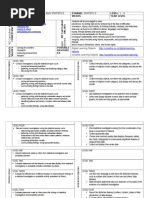 Unit Plan Numeracy Statistics Level 1 - 4