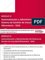 Modulo VI Automatización y Admon SGIA