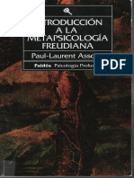 Assoun, Paul-Laurent - Introducción a La Metapsicología Freudiana - Ed. Paidós