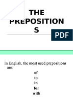 THE Preposition S