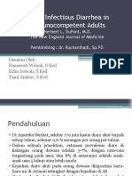 Acute Infectious Diarrhea in Immunocompetent Adults