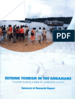 Rethink Tourism in The Andamans - Towards Building A Base For Sustainable Tourism: Summary of Research Report
