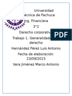 t1. Generalidades Del Derecho. Luis Antonio Hernandez Perez