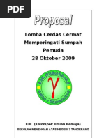 Download Proposal Cerdas Cermat SMA Negeri 3 Tangerang by MumtazFadheel SN29848879 doc pdf