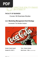 Coca-Cola (The Situation Analysis)