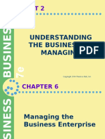 Managing The Business Enterprise