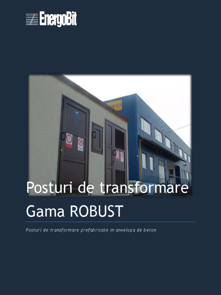 Anexa 2 - Posturi de Transformare Gama ROBUST | PDF