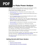 Fluke Power Analyze Manual