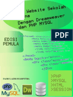 Membuat Website Sekolah Sederhana Dengan Dreamweaver Dan PHP MYSQL Edisi Pemula