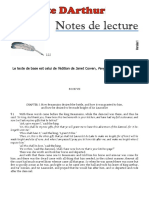 "Le Morte DArthur": Notes de Lecture Volet 122