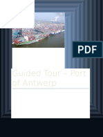 Guided Tour - Port of Antwerp