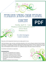 PETALUMA Spring Choir Festival: Concert
