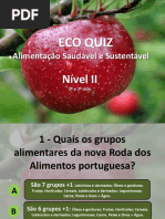 Eco Quiz | Alimentação Saudável e Sustentável | Nível II