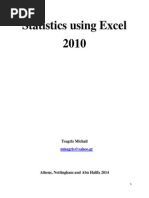 Download Statistics using Excel 2010 by Michail SN2985277 doc pdf