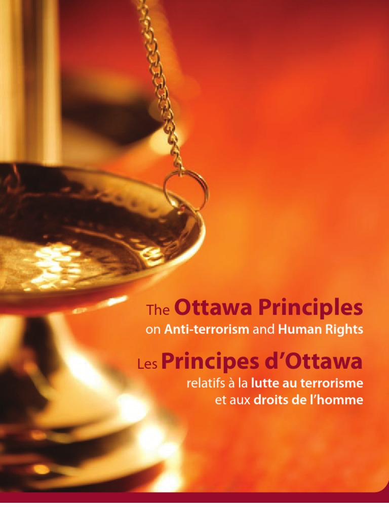 Ottawa Principles On Anti Terrorism and Human Rights | PDF | État d ...