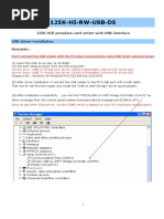 125K HI RW USB D5 User Guide