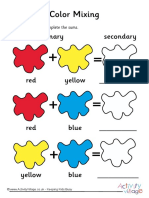 Color Mixing Worksheet 1 0