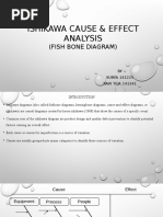 ISHIKAWA Cause & Effect Analysis