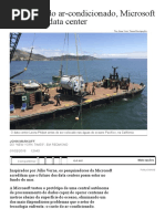 Para Fugir Do Ar-condicionado, Microsoft 'Mergulha' Data Center - 01-02-2016 - Tec - Folha de S