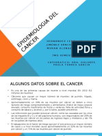 Epidemiologia Del Cancer